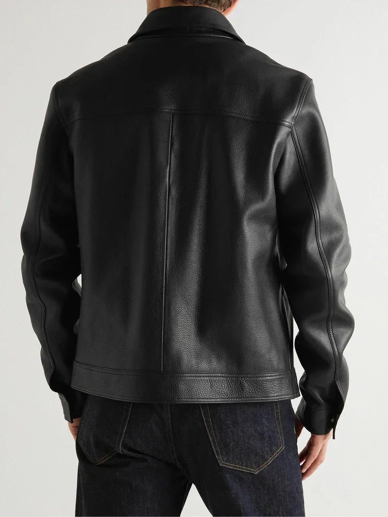 Full-Grain Leather Jacket