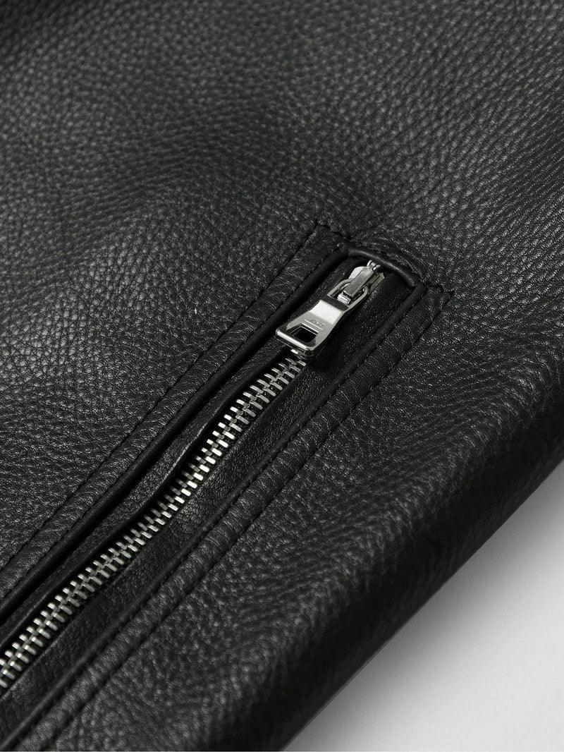 Full-Grain Leather Jacket