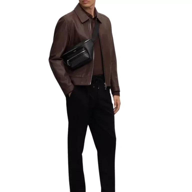 Lambskin Leather Dark Leather Brown Jacket