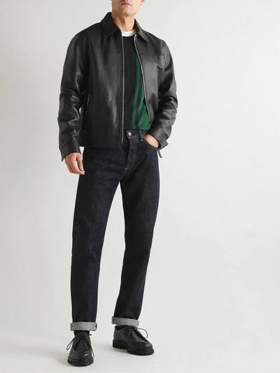 Full-Grain Leather Jacket